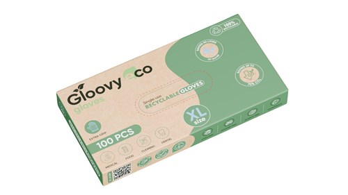 Gloovy Eco Gloves Duurzame handschoenen Licht blauw - mt XL